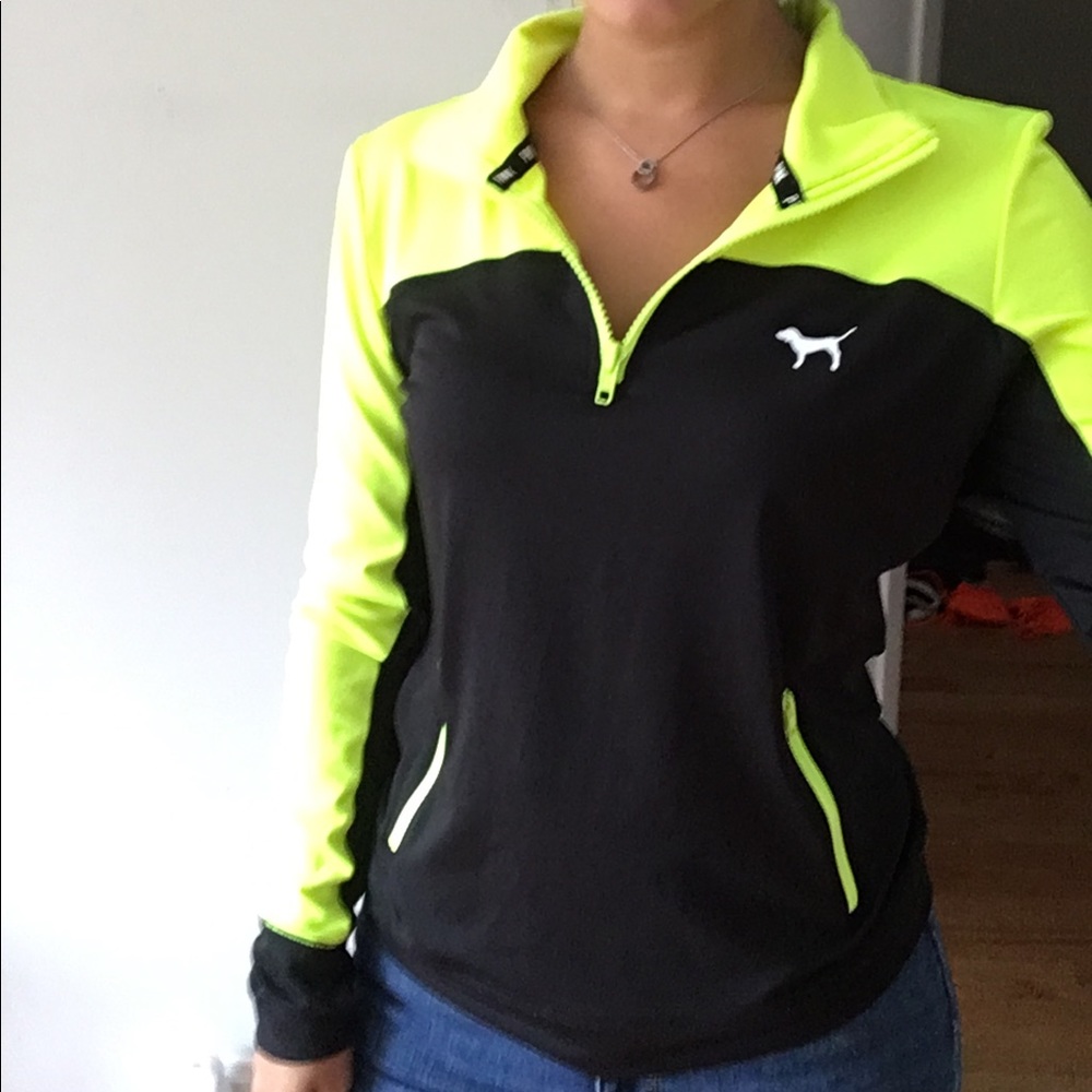 NWT VS Pink Ultimate half zip